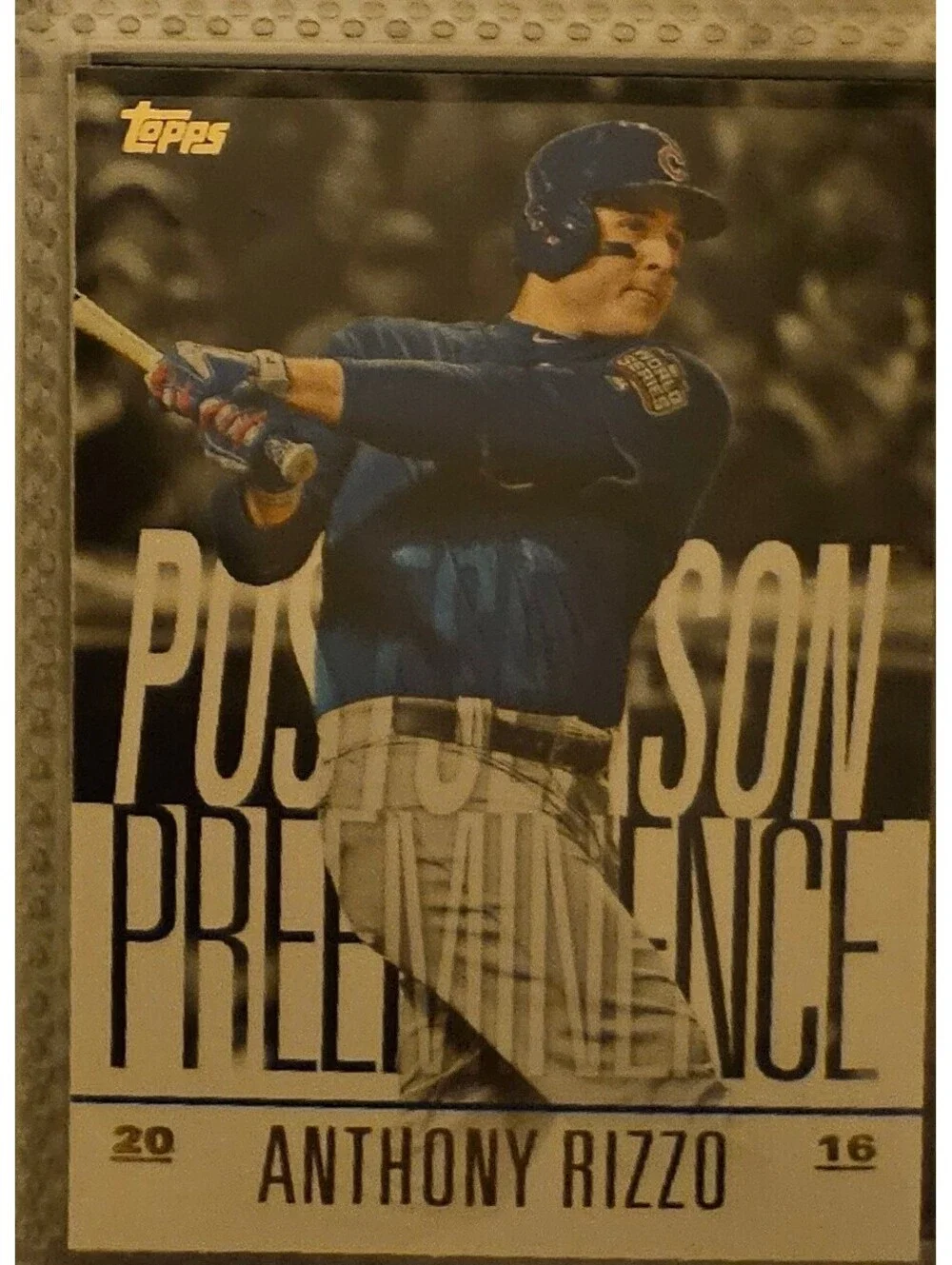 Anthony Rizzo 2018 Topps Update Postseason Preeminence #PO-25 Cubs